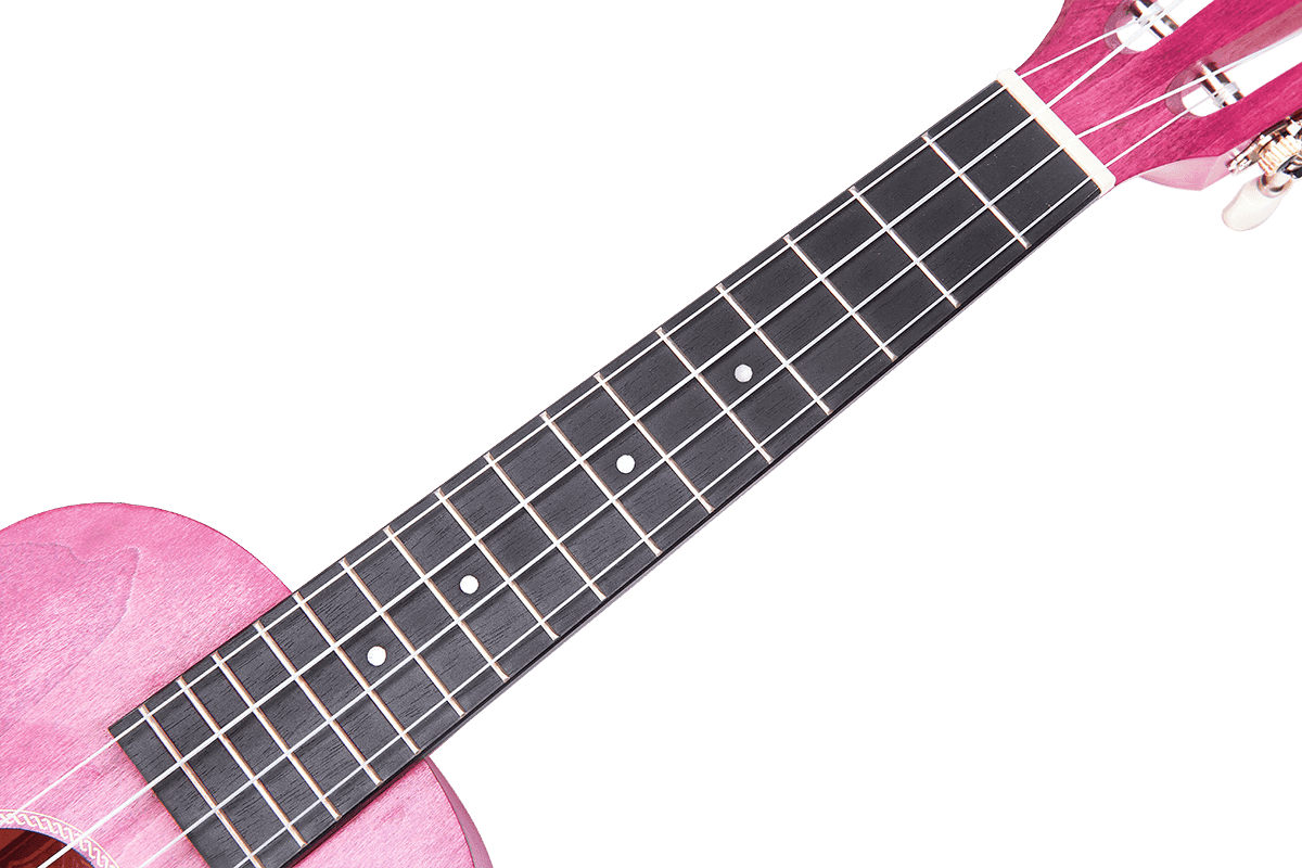 Ukulele Island Concert Cherry Red + Hoes