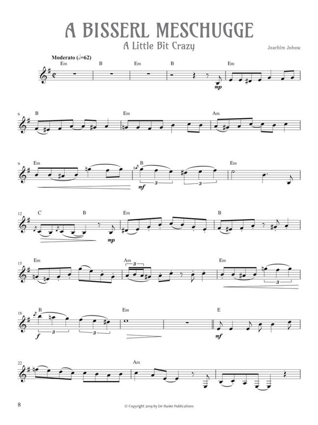 Joachim Johow - Hey Klezmorim! - Clarinette