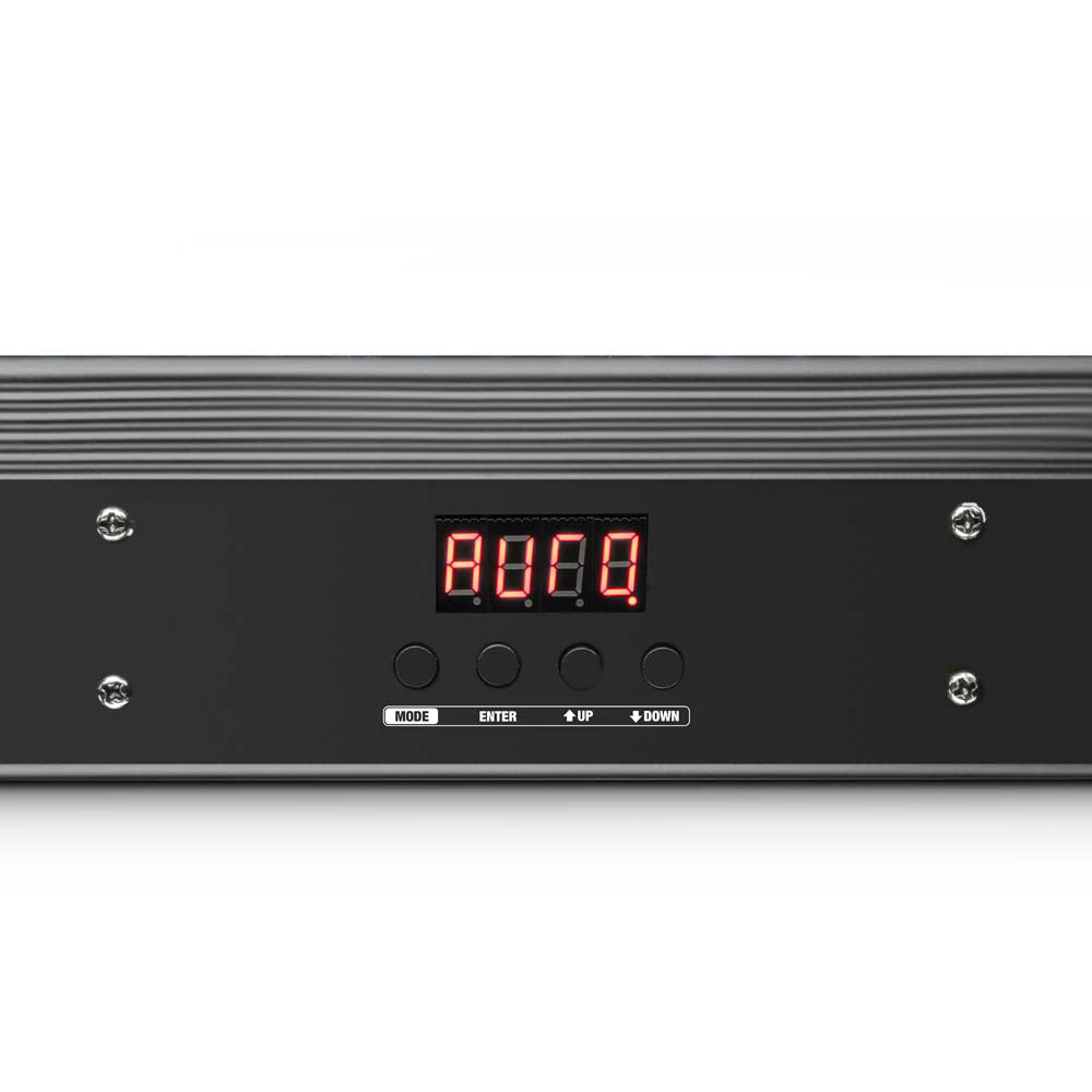 UVBAR 200 IR - LED BAR 12 X 3 W UV ZWART MET INFRAROOD AFSTANDSBEDIENING