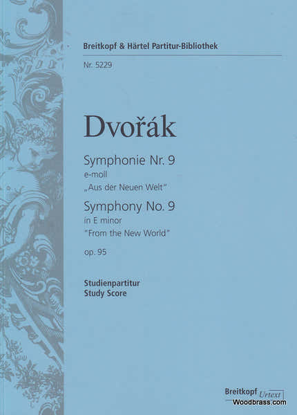 Edition Breitkopf Dvorak A. - Symphonie N9 Nouveau Monde En Mi Mineur Op. 95 - Conducteur Poche