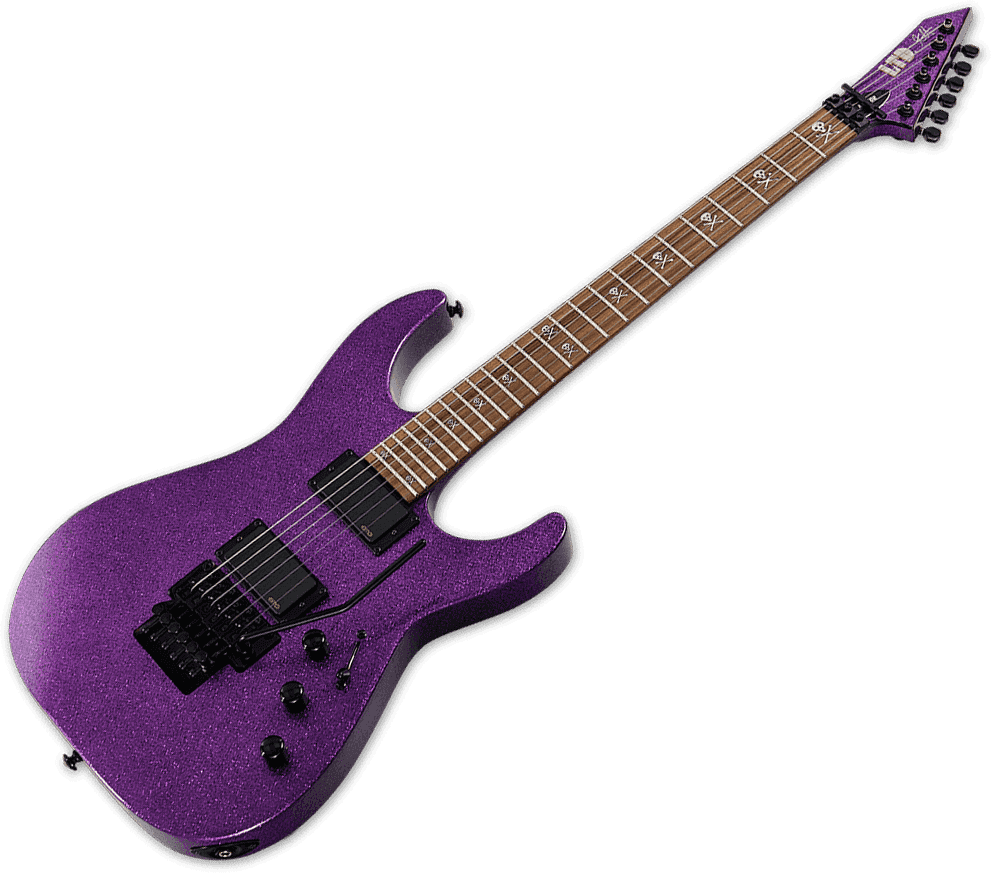 Kirk Hammett Model 602 Glitter Purple