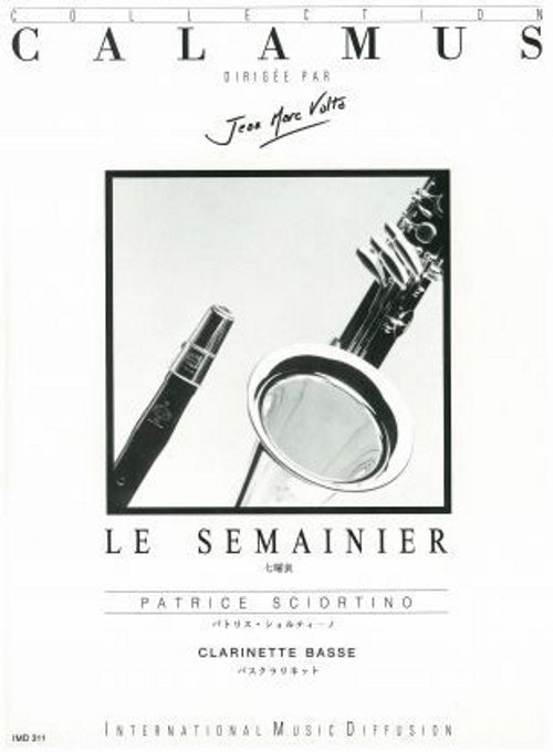 Imd Arpeges Sciortino - Le Semainier - Clarinette Basse & Piano