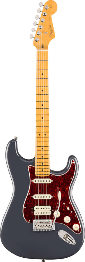 American Professional Classic Stratocaster HSS MN Vervaagd zwart