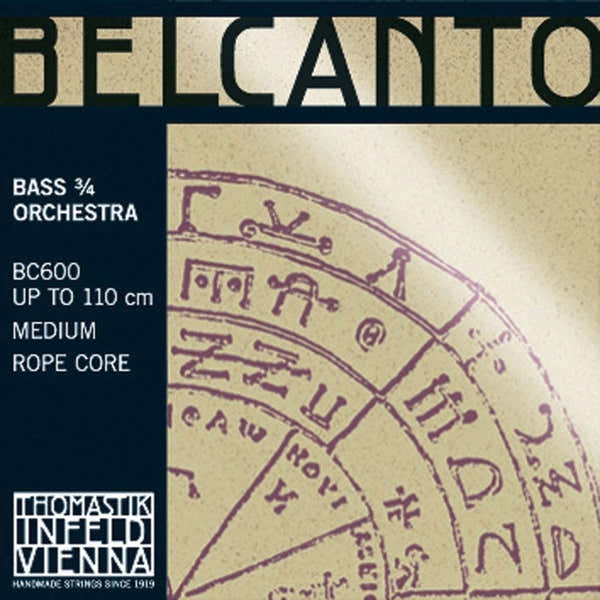 STRINGS CONTRABASSES BELCANTO ROPE CORE SET X BC600S