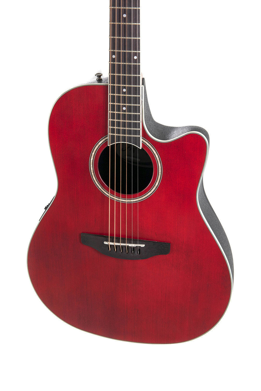 Elektro-Akoestische Gitaar Ab24Ii Cs Mid Cutaway Ruby Red Satin