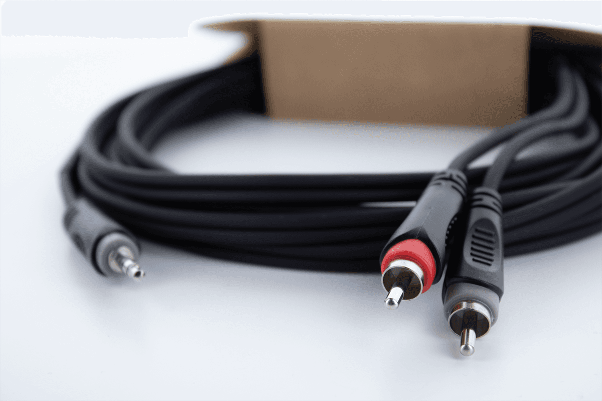 Y-Kabel Splitter Stereo-Mini-jack / 2 RCA 5 M