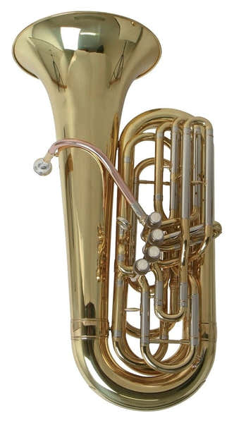 TB-302 - BBb TUBA - 4 FRONT ACTION VENTIELEN - GELAKT