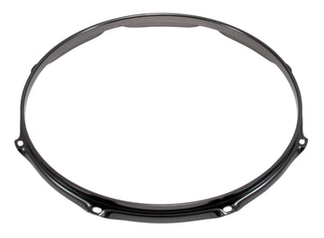 H23-18-8BK - 18" 8 HOLES BLACK 2.3MM SUPER TRIPLE FLANGE DRUM HOOP