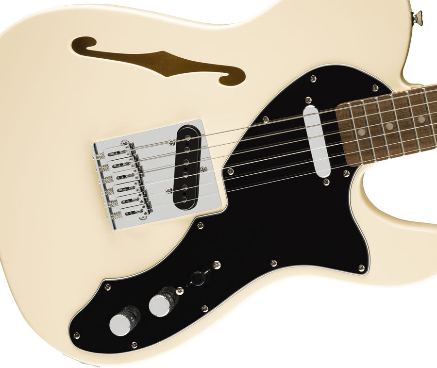 Telecaster Thinline Affinity LRL Olympisch wit