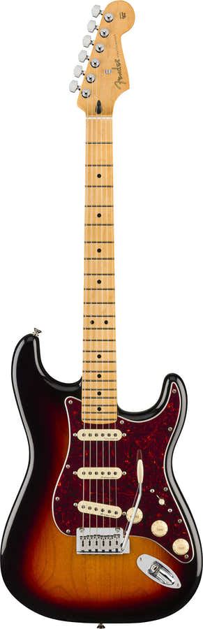 Stratocaster Player II Modified MN Sunburst met 3 tinten