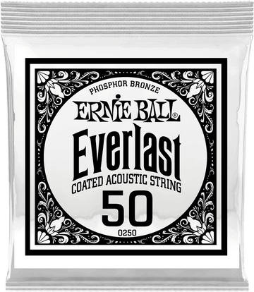 .050 EVERLAST COATED PHOSPHOR BRONZE ACOUSTIC GUITAR STRINGS
