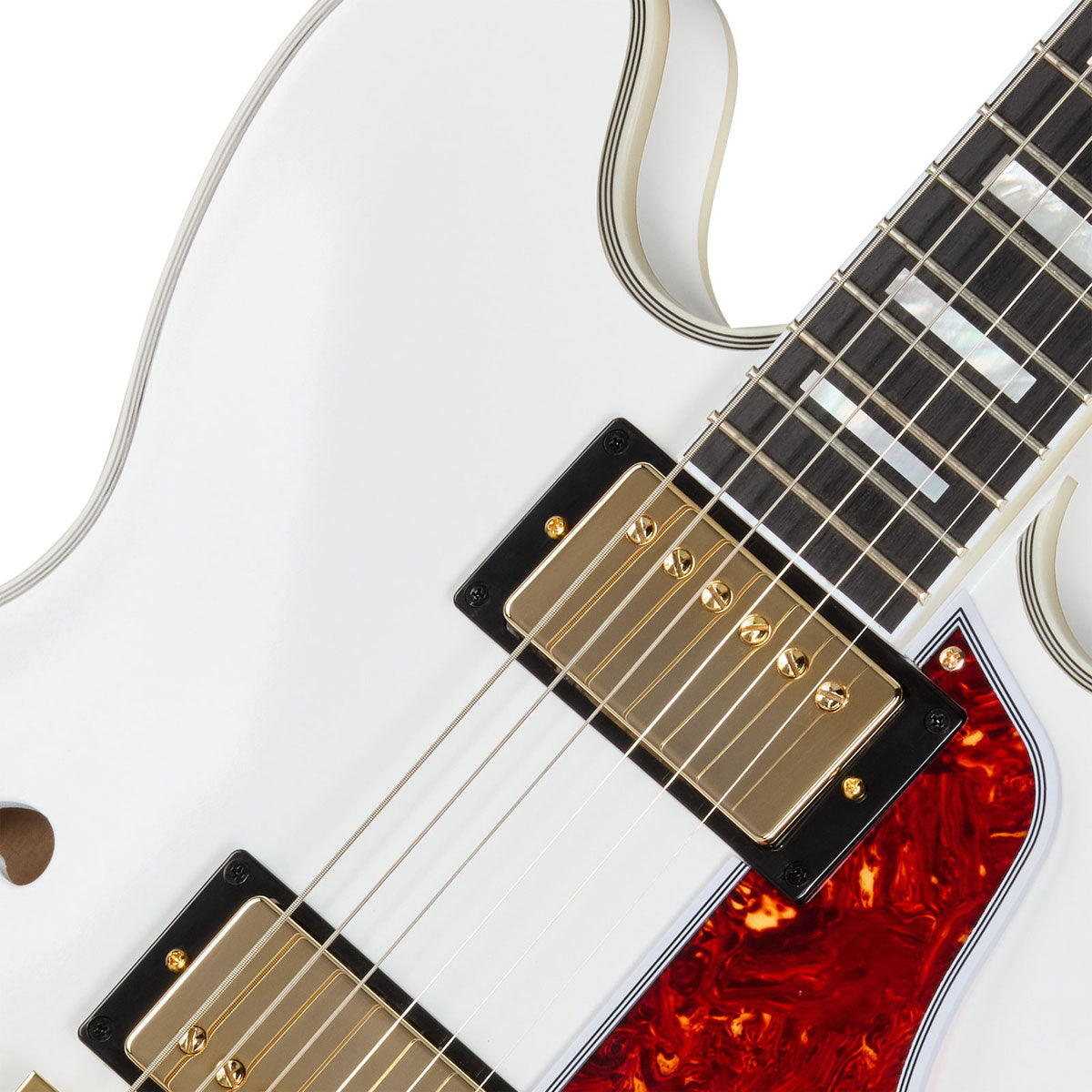 ES-355 1976 Signature Alex Lifeson Heruitgave Alpien Wit IBGCS