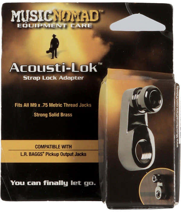 B-Stock / Acousti-Lok strap lock voor metrische jack M9 x .75