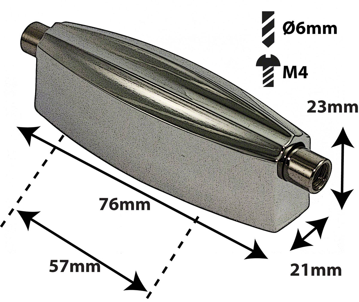 L16SD-BK - SNARE DRUM LUG - BLACK - 57MM (X1)