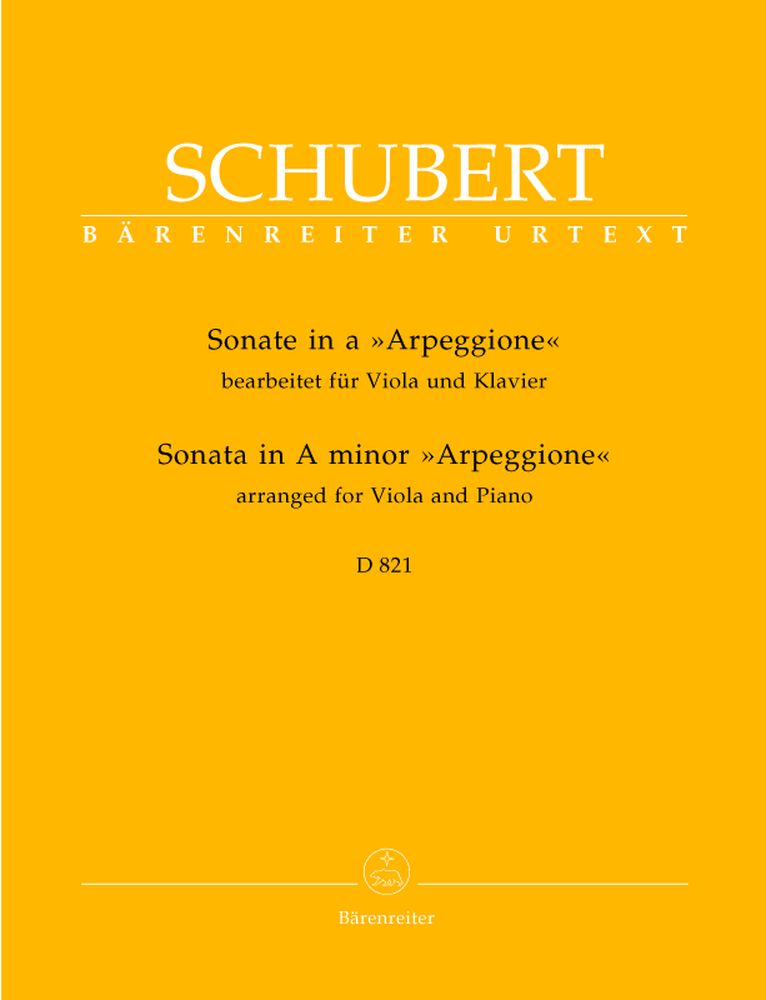 Schubert F. - Sonate Eggione En La Mineur D 821 - Alto Pian0