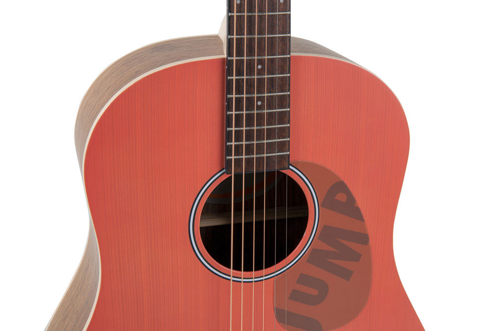 Akoestische Gitaar Jump Slope Shoulder Dreadnought Peach