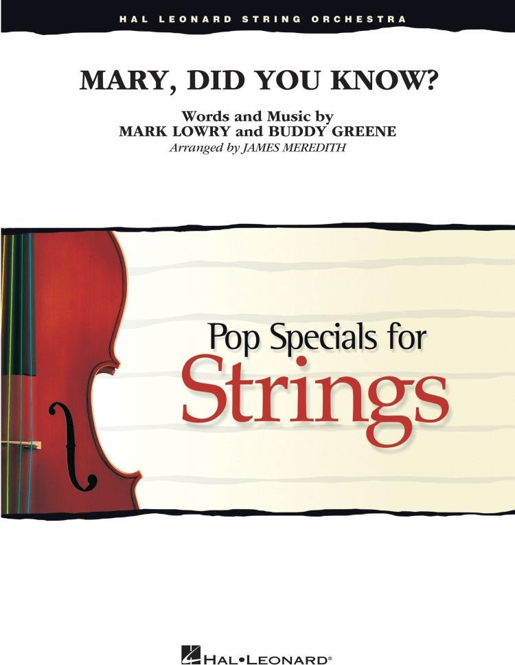 Hal Leonard Mary Did You Know?
