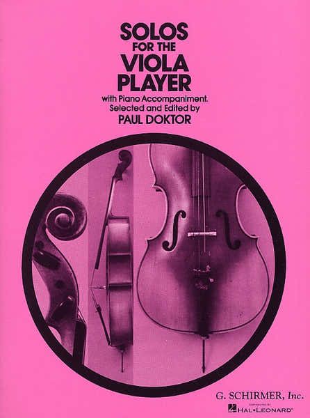 Schirmer SOLOS FOR THE VIOLA PLAYER VLA - VIOLA