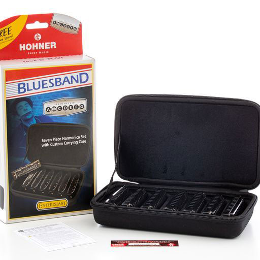 Blues Band 7 mondharmonica's - 10 gaten