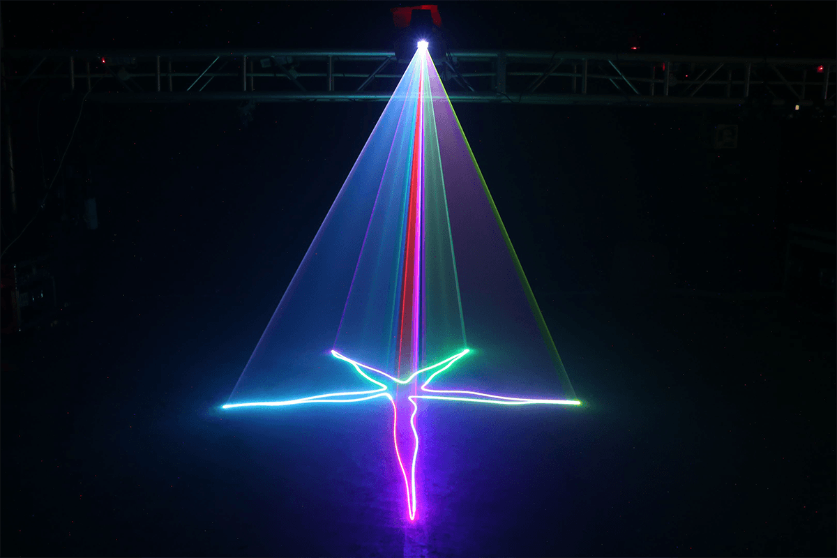 SPECTRUM 400 RGB - POLYCHROOM LASER GROEN ROOD BLAUW