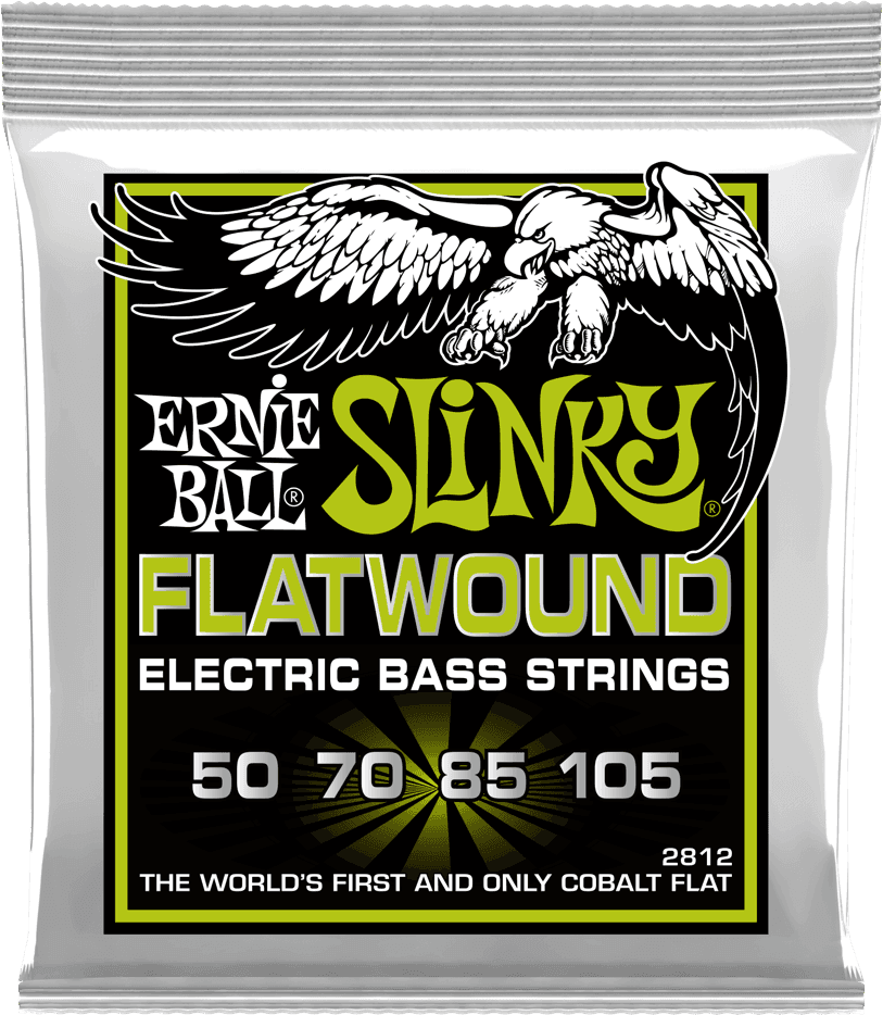 Ernie Ball 2812 Flatwound Regular Slinky 50-105