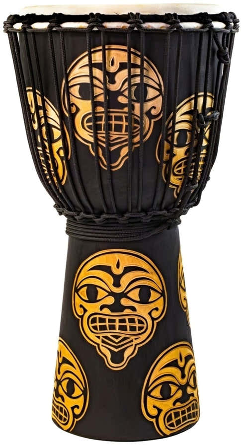 Djembe Street Series Carved Watcher 12" Tssdj-Ltw