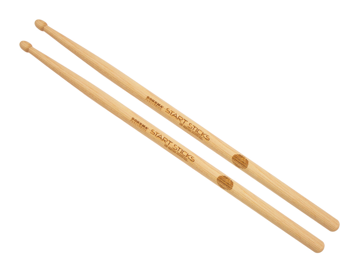 START STICKS HICKORY - LASER ENGRAVED FINGERPRINT