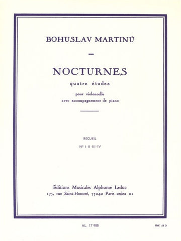 Nocturnes pour violoncelle et piano