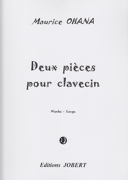 Jobert Ohana - Pièces Clav (2) Wamba.conga - Clavecin