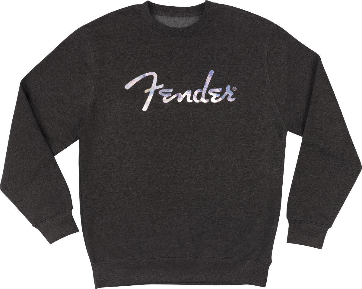 "L" Galaxy Logo-sweatshirt antraciet gemêleerd