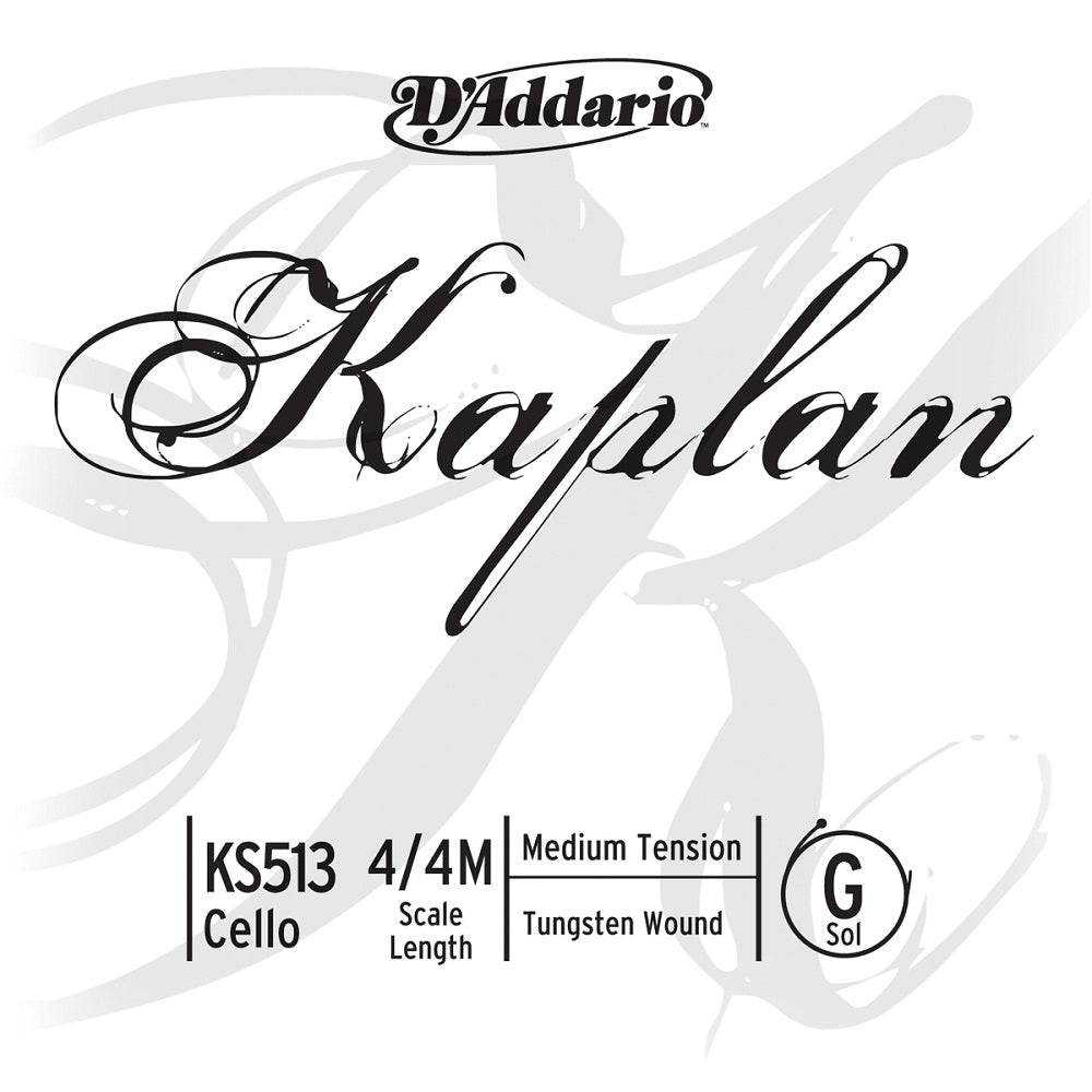D'ADDARIO 4/4 KAPLAN CELLO SINGLE G STRING SCALE MEDIUM TENSION
