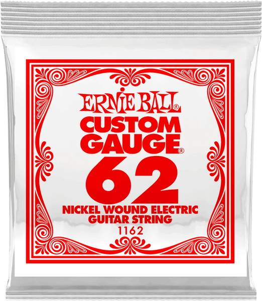 Ernie Ball .062 NICKEL WOUND ELECTRIC GUITAR STRINGS