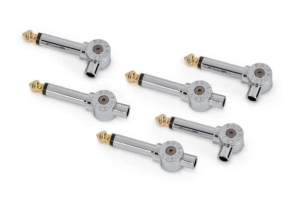 Rockboard JACK SOLDERLESS - 6 JACK 1 CUTTER 1 KEY - CHROME