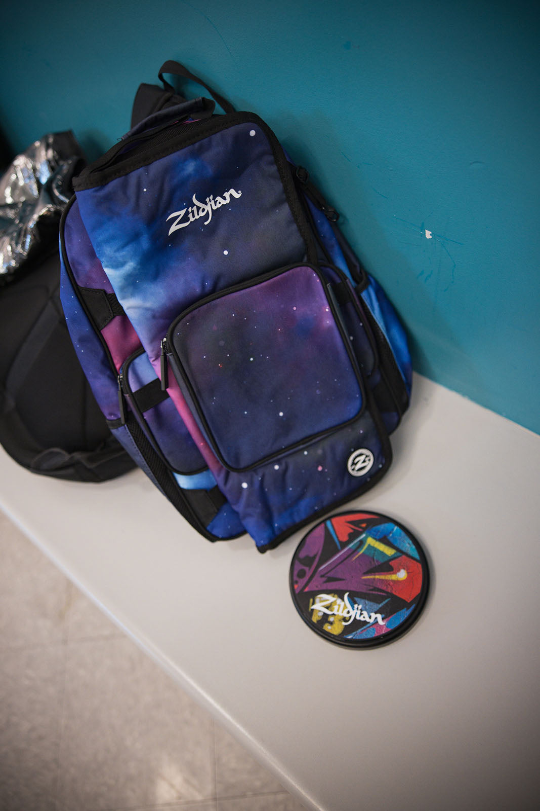 Studentenrugzak Purple Galaxy