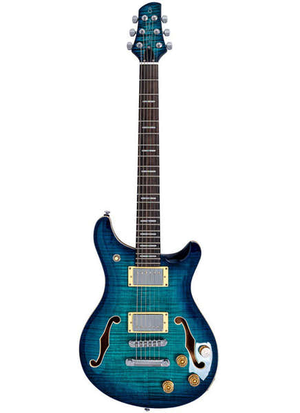 Sire Larry Carlton Q7 Hollow EN Transparant blauw