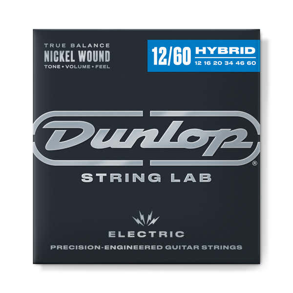 Dunlop NICKEL PLATED STEEL ELECTRIC STRINGS NICKEL PLATED STEEL 12-60 SET