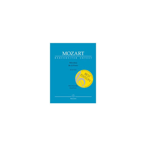Barenreiter MOZART W.A. - MITRIDATE KV 87 - CHANT-PIANO