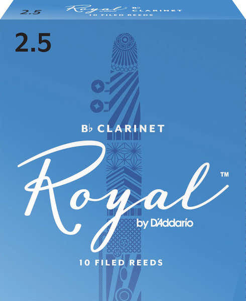 RICO ROYAL BB CLARINET REEDS 2.5