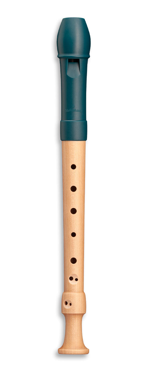 Mollenhauer Sopraan Fipple 17413 - Blauw (Barokke Vingerzetting)