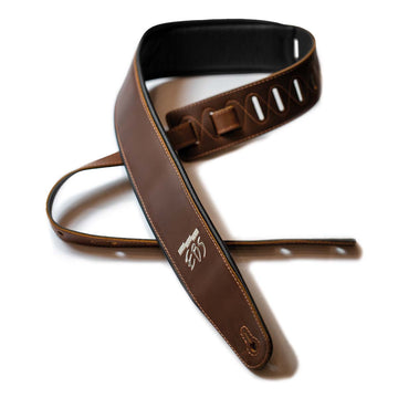 Leren band Smooth Bourbon Brown