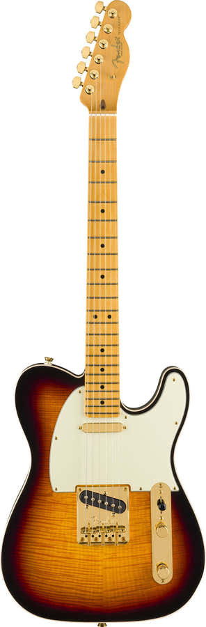 Telecaster Custom American Professional II LTD 75 Anni MN 2-kleurige Sunburst