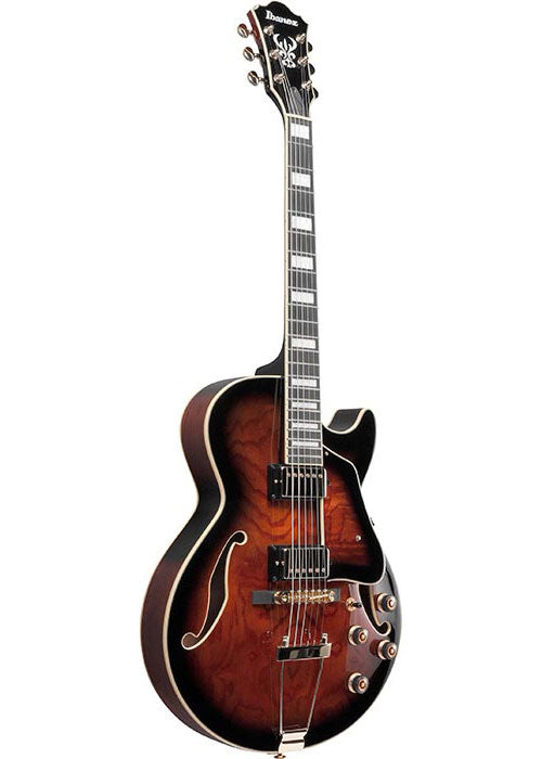 AG95QA-DBS Donkerbruine Sunburst Ag Artcore Expressionist
