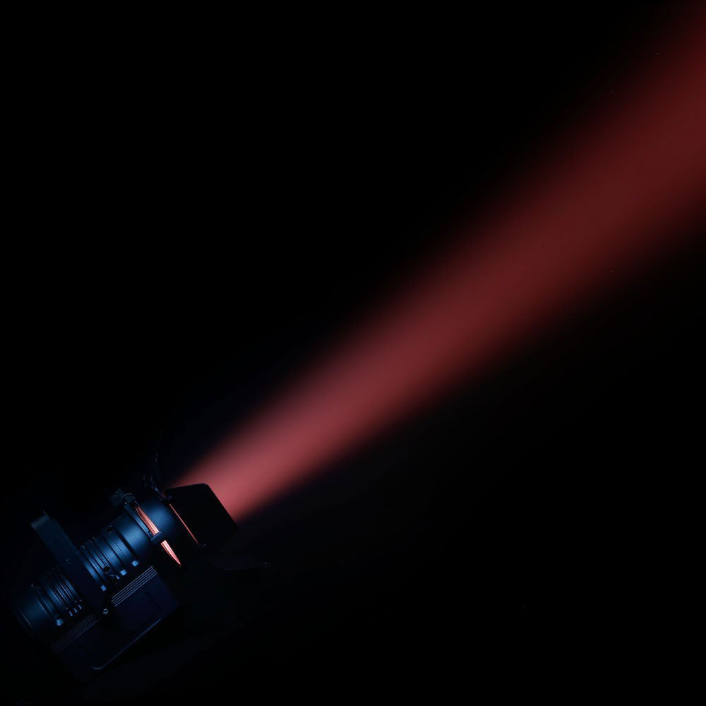 TS 60 W RGBW - SPOT VOOR THEATER MET CONVEX PLANEETLENS EN 60 W RGBW LED ZWARTE BEHUIZING