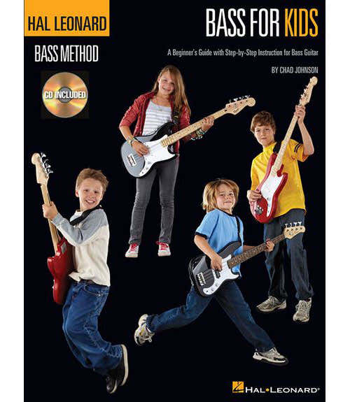 Hal Leonard Bass Method Bass For Kids Beginners Guide + MP3 - Bass Guitar