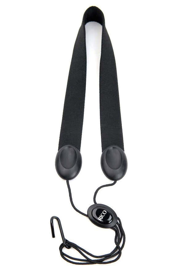 Saxofoonriem Tenor/bariton Nylon Zwart