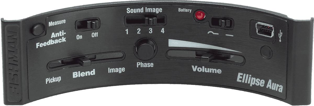 Fishman ELLIPSE AURA UNDERSADDLE PICKUP WIDE
