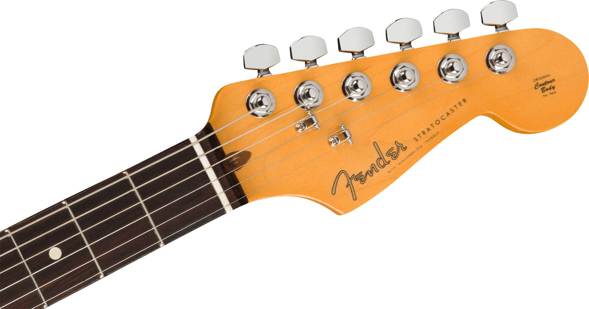 Stratocaster Signatuur Corry Wong RW Transparant saffierblauw