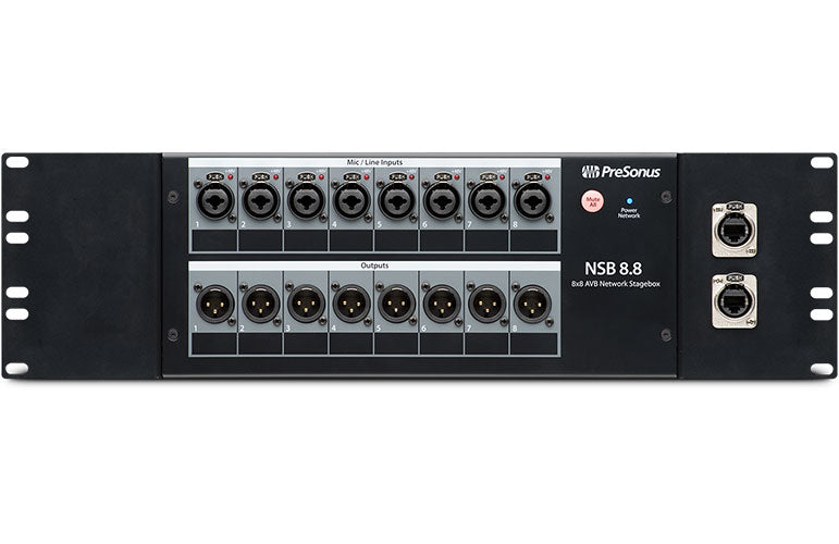 NSB 8.8 - STAGEBOX 8X8 VOOR AVB-NETWERK