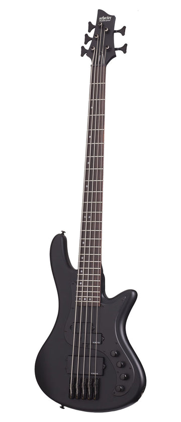 Stiletto 5 Stealth Satijn Zwart