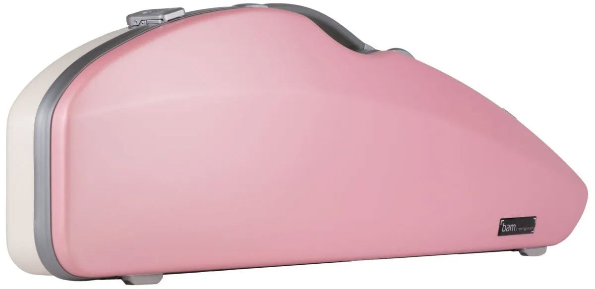 Vioolkoffer 4/4 Hightech Snoepje - Roze/Wit